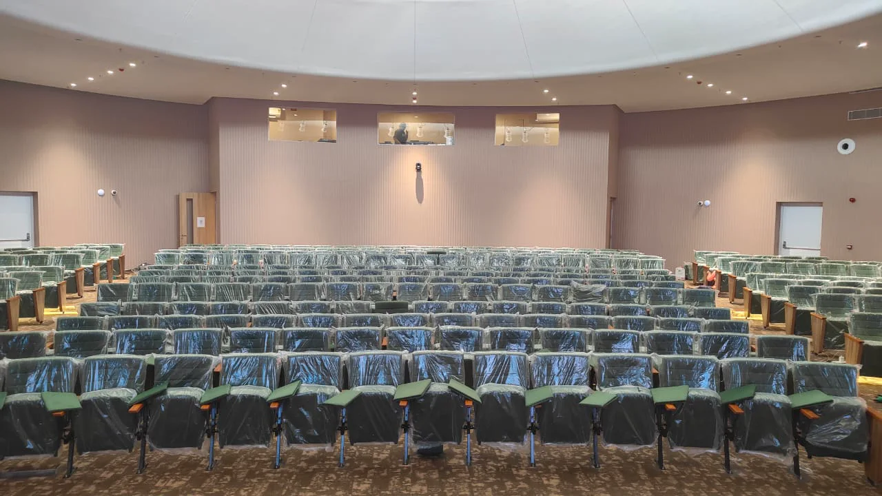 Recent Auditorium Integration — Audience View — completed Axial Infotech project photograph